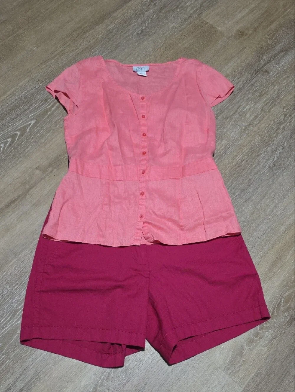 J. Crew Cotton Fuchsia Chino Shorts